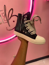 Lace up tennis shoes (Rick Owens inspired)