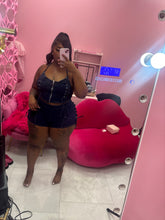 Itgirl Blue Jean 2 Piece Short Set