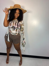 Shingle Fringe Shorts