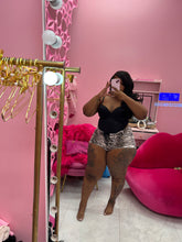 Lace Me Up Animal print Shorts