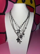 Dark Angle Cross 6 pc Necklace Set