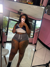 The Plus Size Mesh Sport Short set