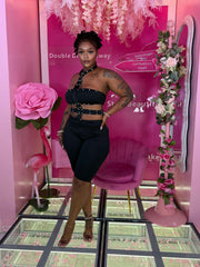All Eyes On Me Studded 2-Piece Set