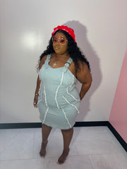 The Plus Jean – Figurbetonte, ärmellose Kleider mit quadratischem Ausschnitt