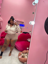 The Color Block Hoodie Short Set