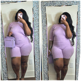 The Spring Knit Short Set