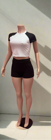 Three piece Short Set(comes with headband