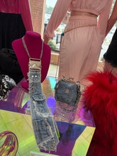 School girl jeans bow tie 