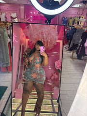 Tulum Nights Halter Dress
