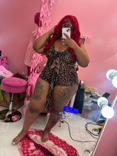 Leopard ruffle Sexy Jumper