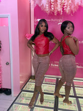 Hot girl sheer tight set