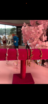 Heart & Diamond Anklet