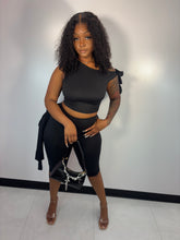 Prissy Tie Me Down Capri Set