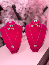 It Girl Simple 4pc Bow Bracelet and Necklace Set