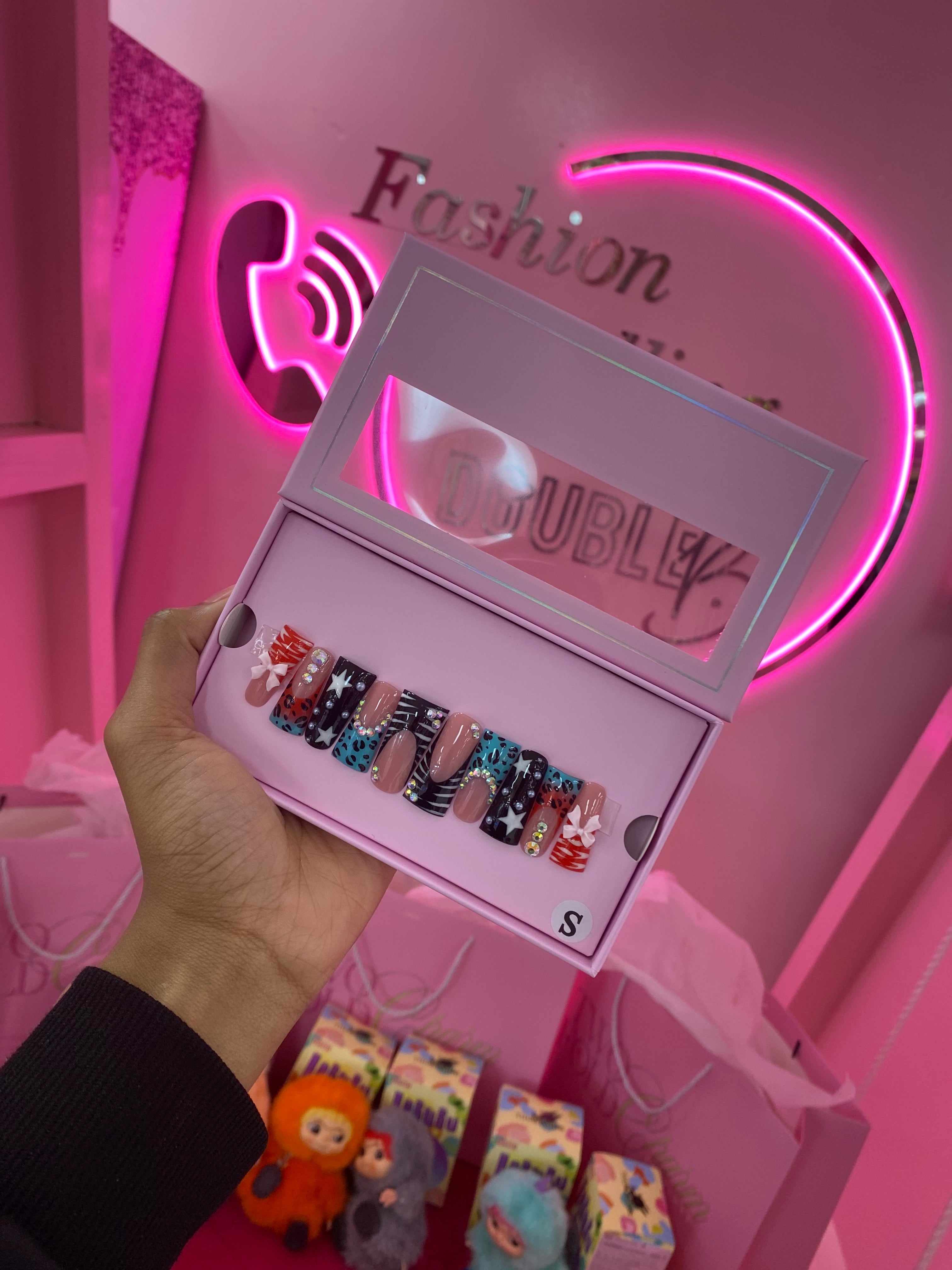 Custom Charmer Press On Nails