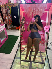 Leather Short Set
