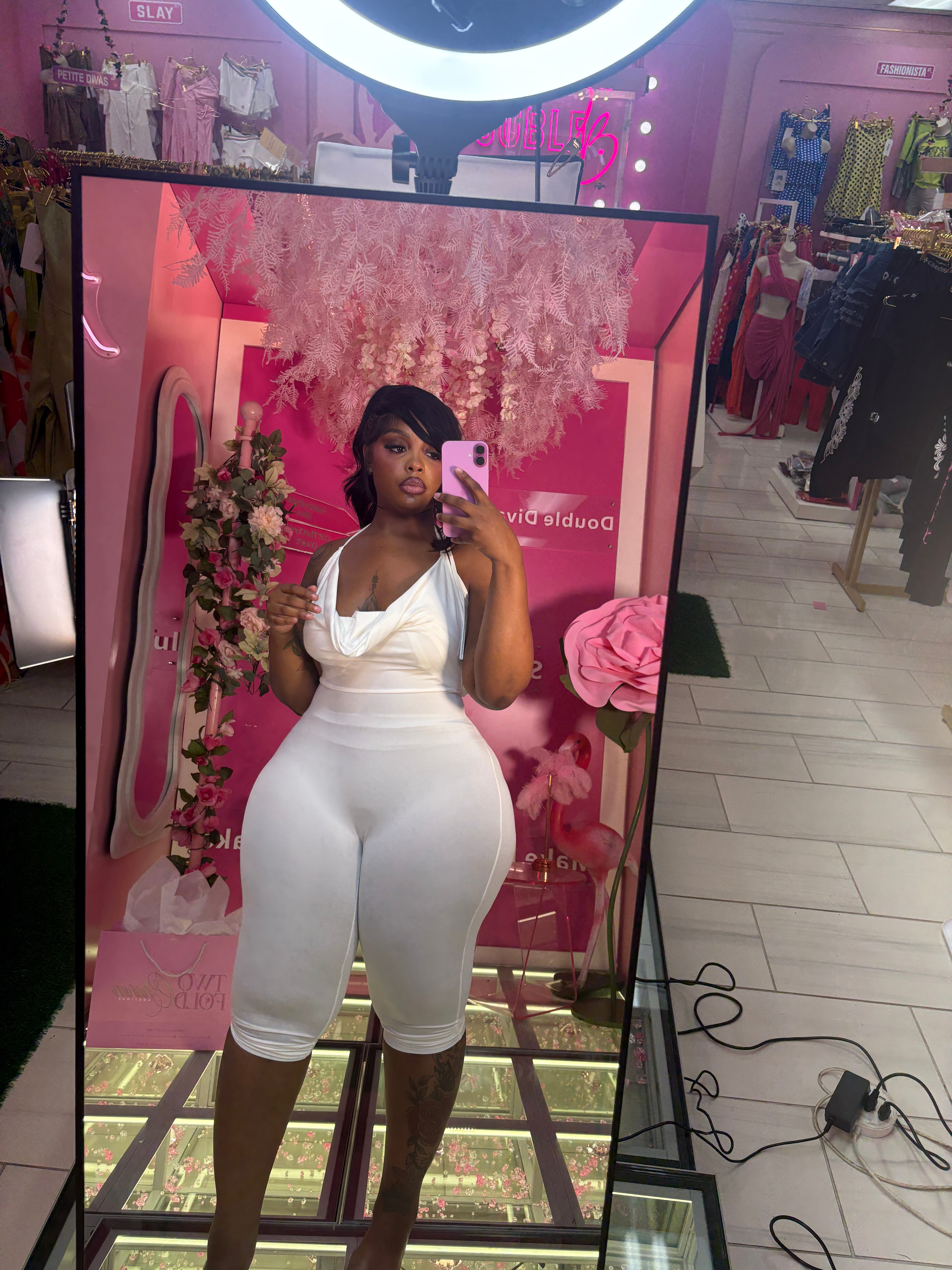 The Goddess Back Out Romper