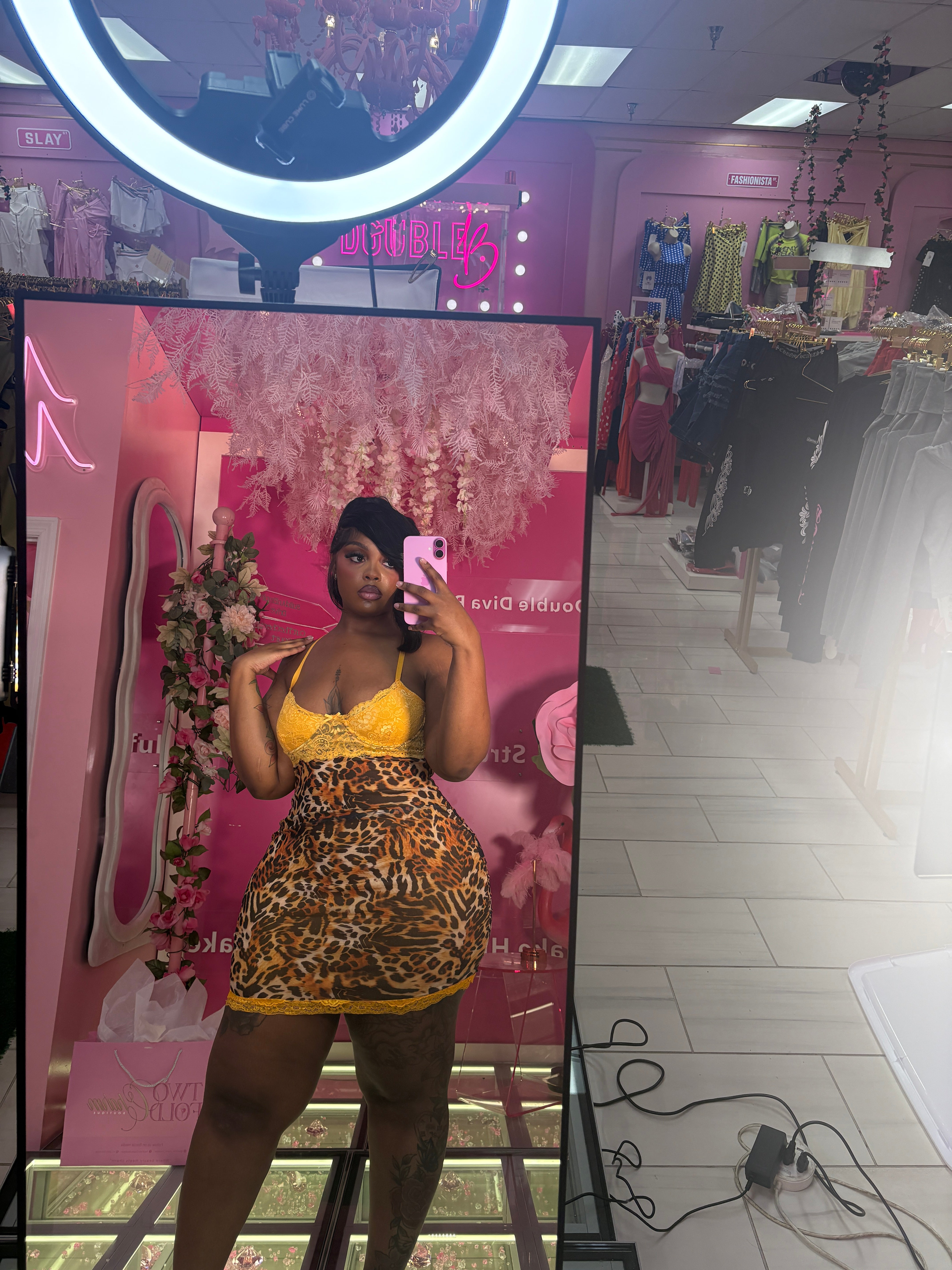 The Jungle Girl Fitted Dress
