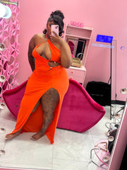 The sexy side out dress