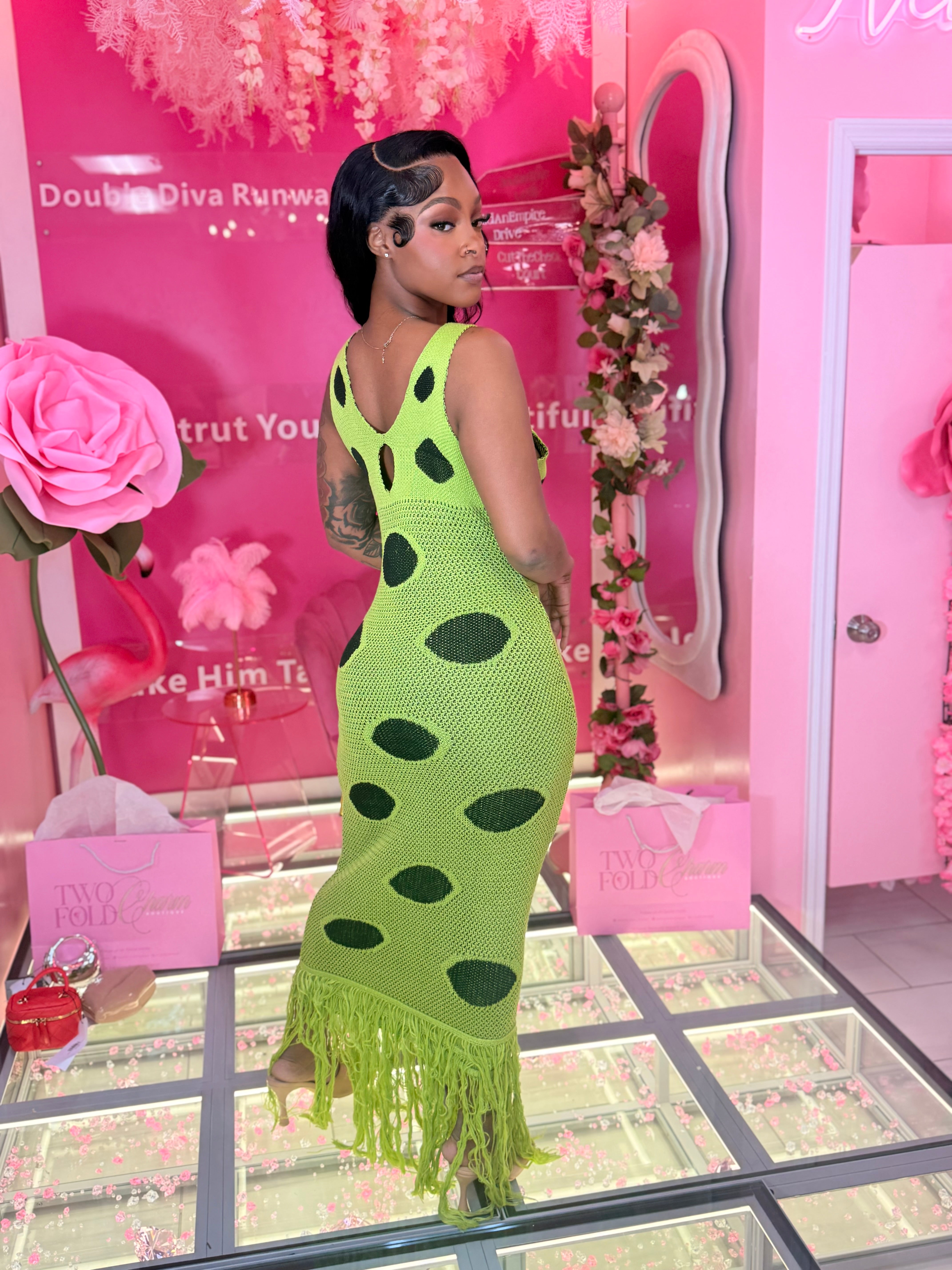 The Poke a Dot Shingle Dress