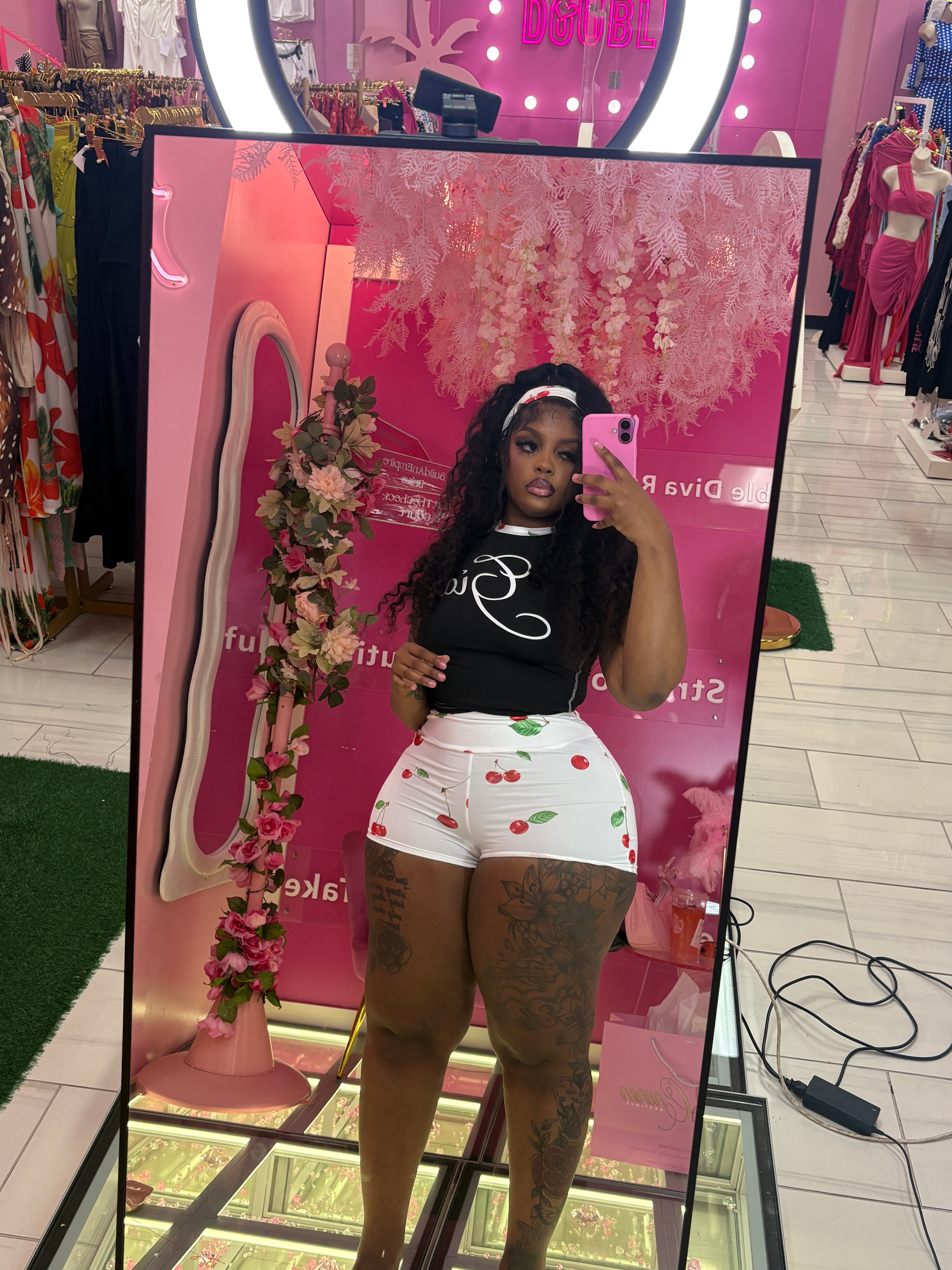 The Gia Cherry Three piece Set