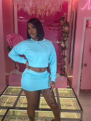 The Viral AL0 Skirt Set