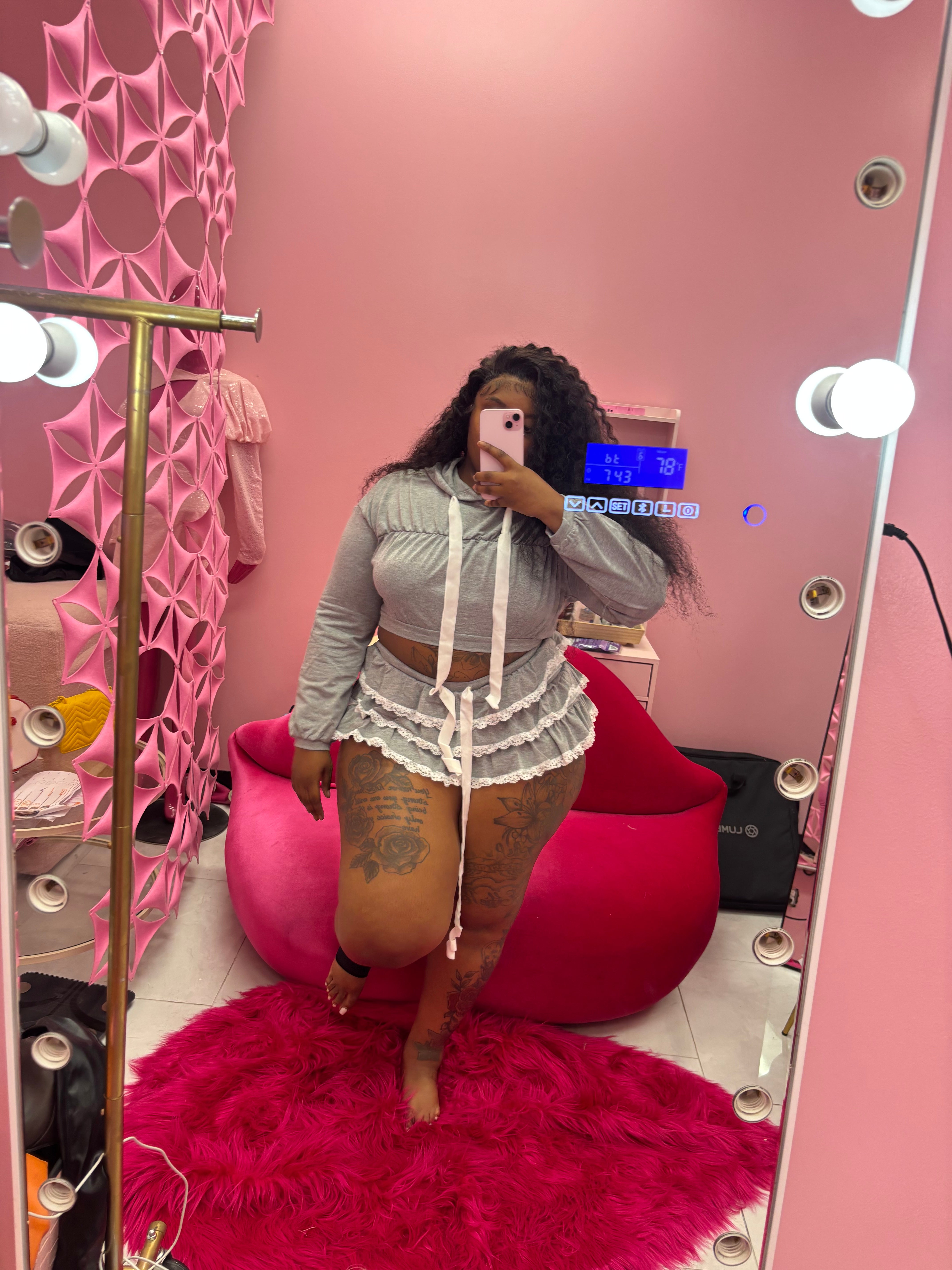 Lacey Ruffle Skort Set