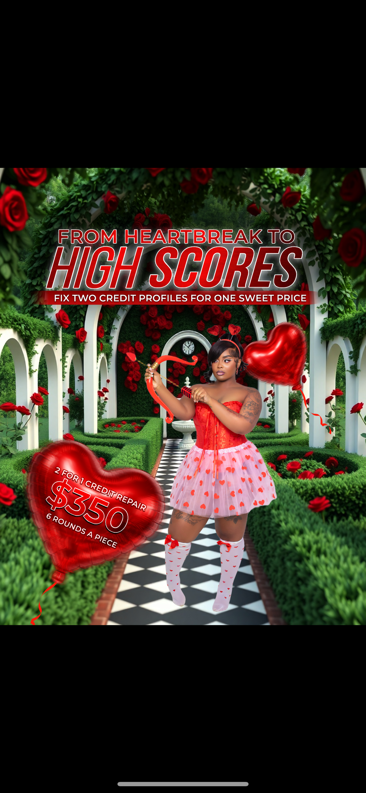 2 for 1 valentines credit deal