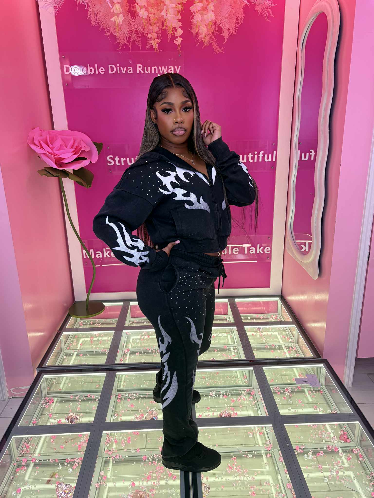 The Rock out pants set