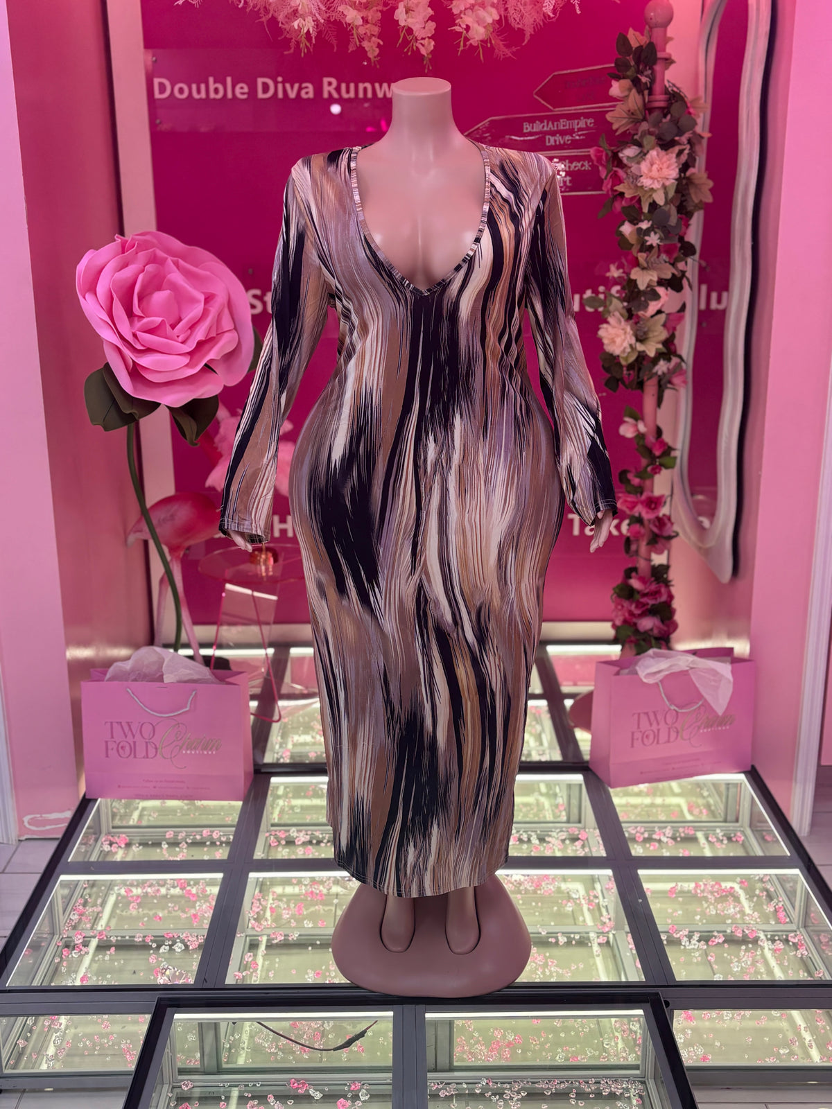 Sunset Swirl Dress