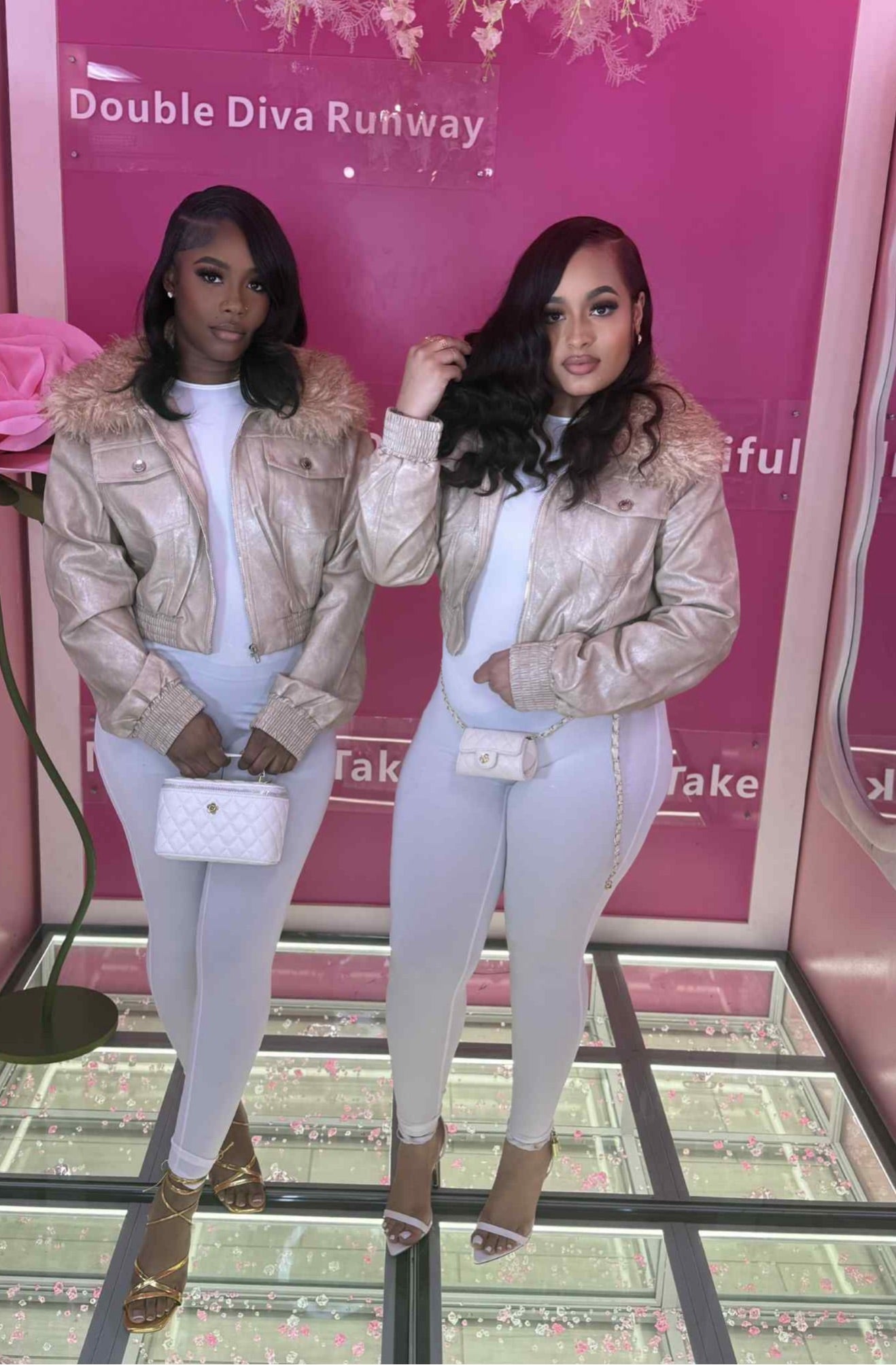 The Bougie Tee Fur Jacket