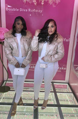 The Bougie Tee Fur Jacket