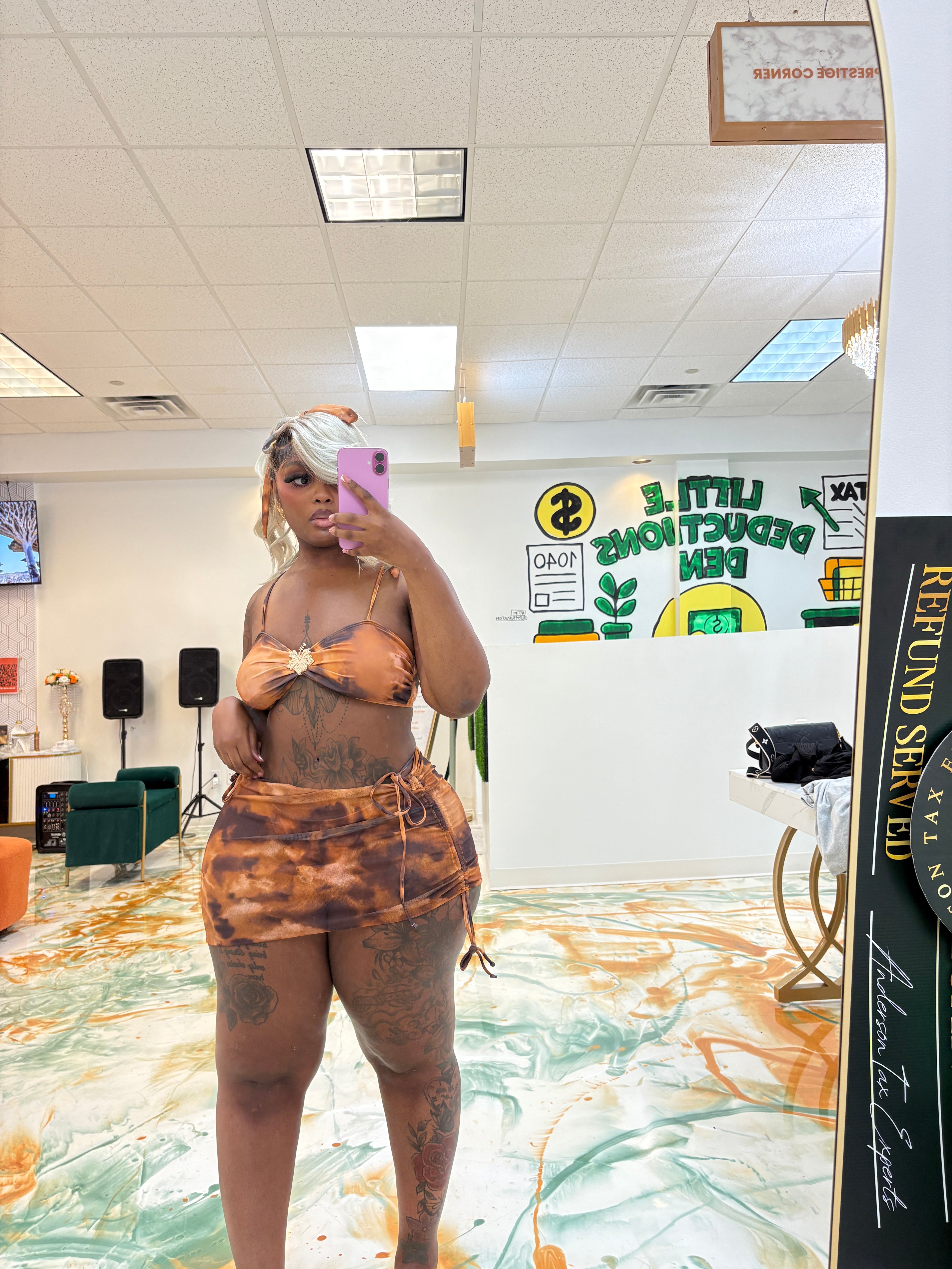 Three Piece Swimming Suit