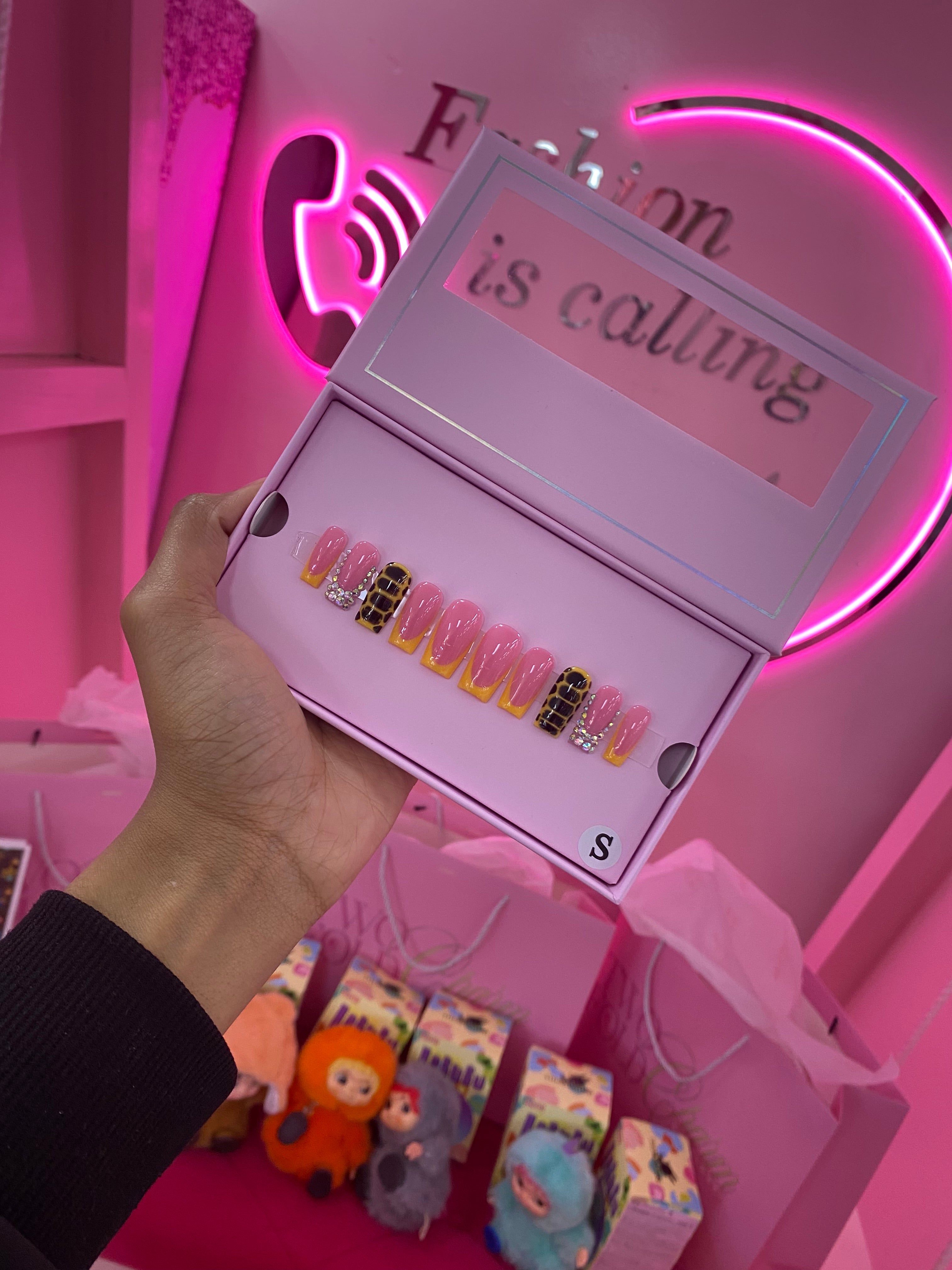 Custom Charmer Press On Nails