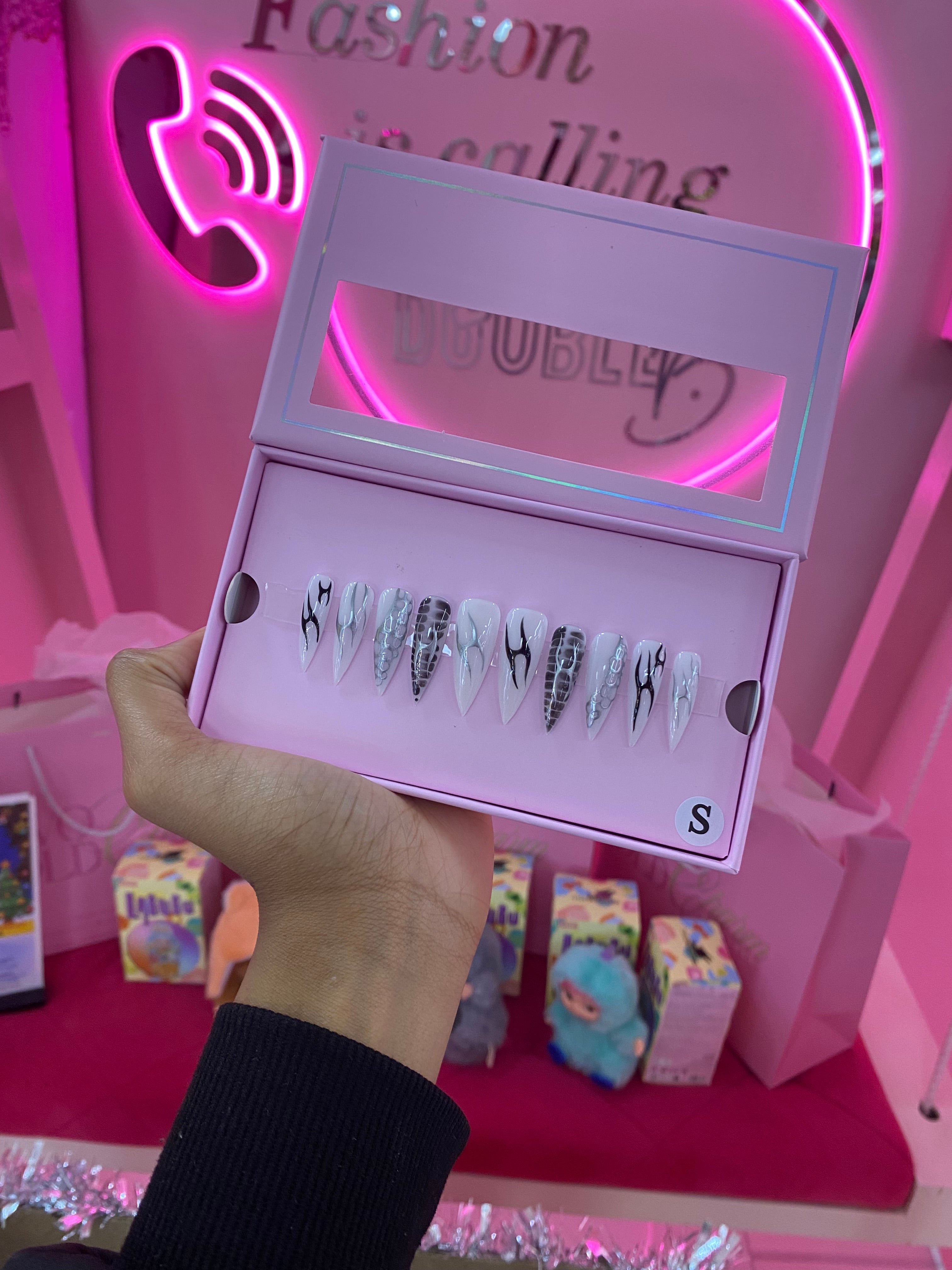 Custom Charmer Press On Nails