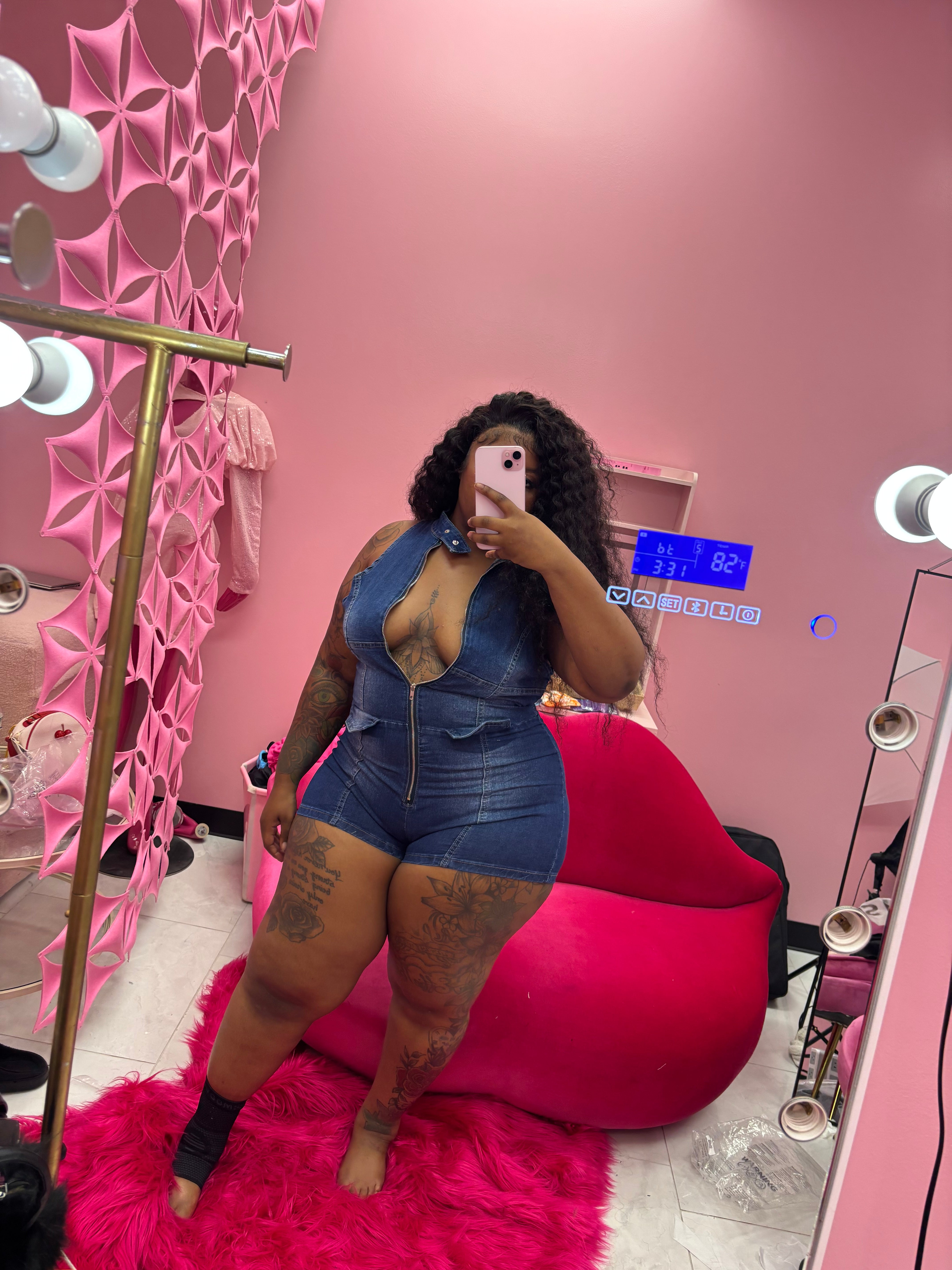 Denim Diva Romper