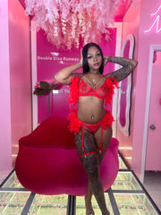 Meeting In My Bedroom /w Fur Lingerie Set