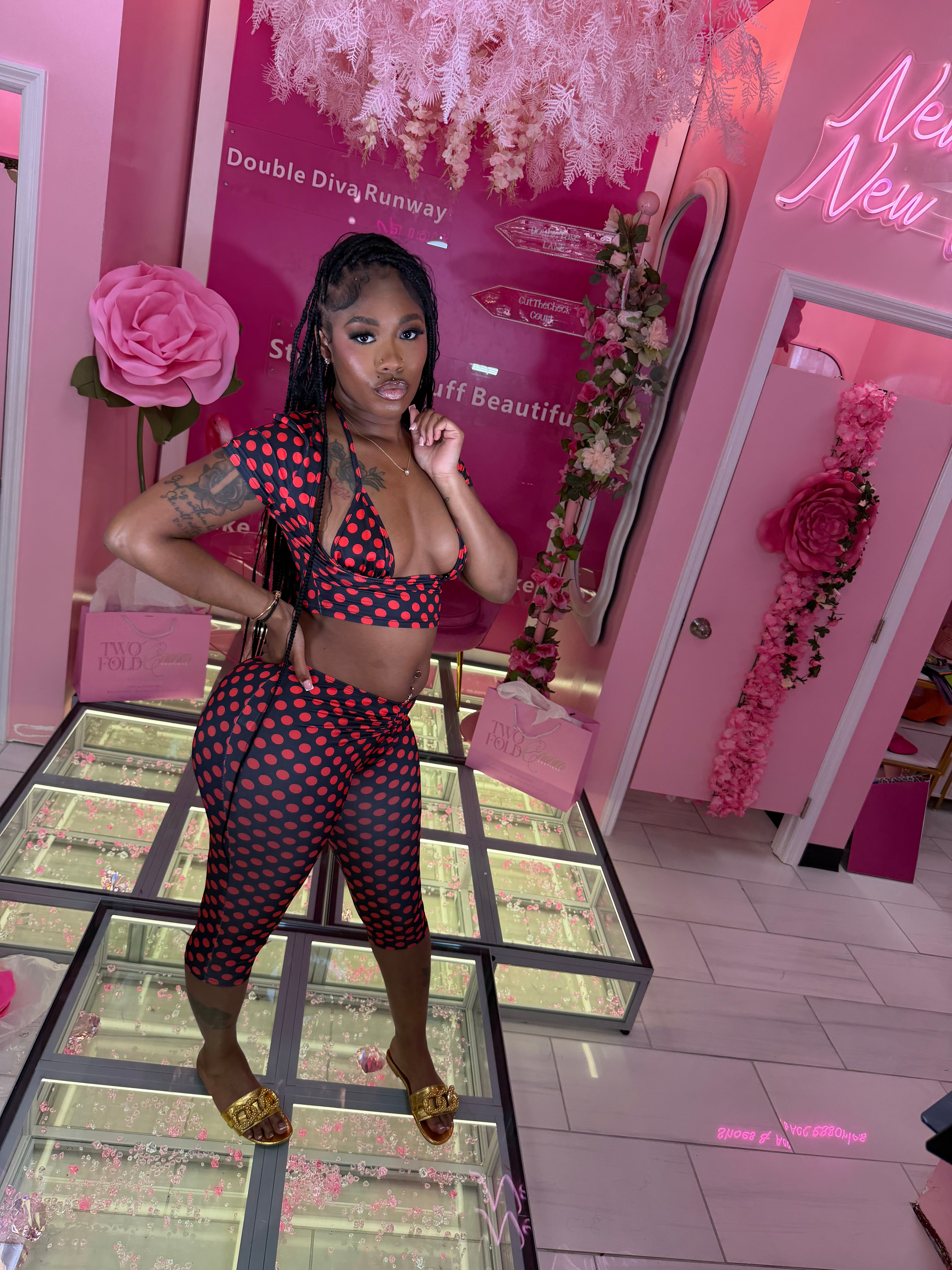 The Poke A Dot Dream Girl Three Piece Set