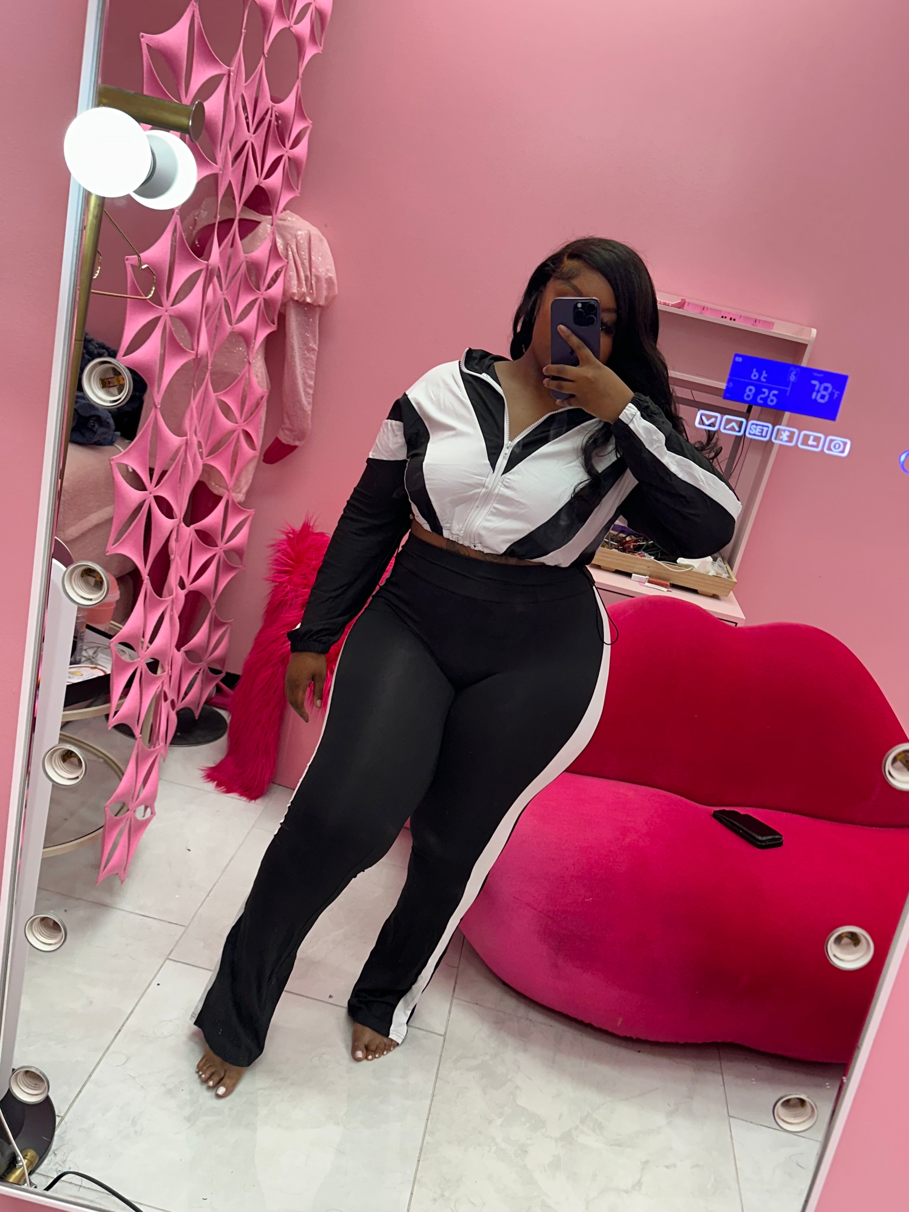 Baddie Tour Szn Crop Jacket Track Suit