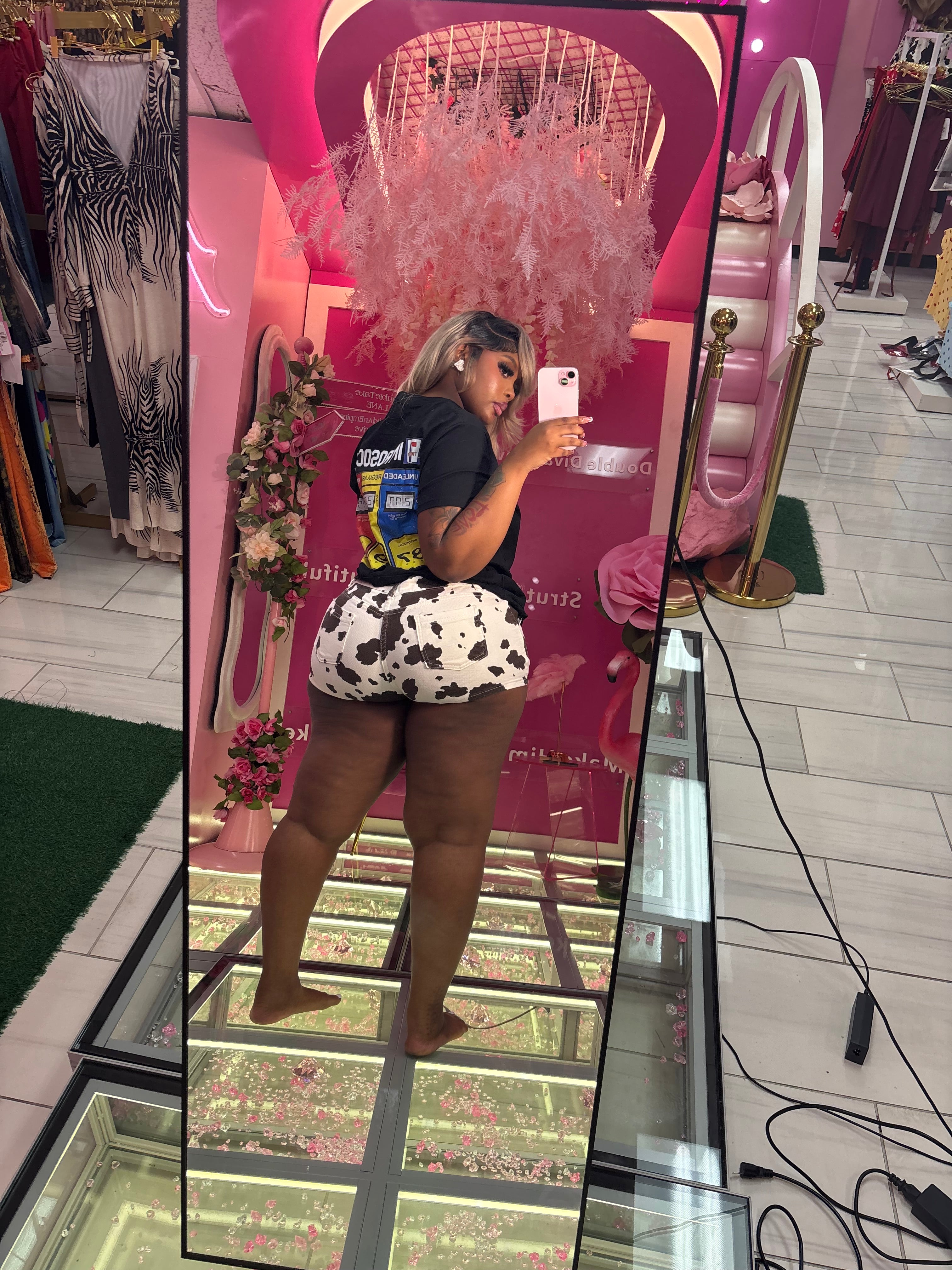 Cowgirl Print Shorts