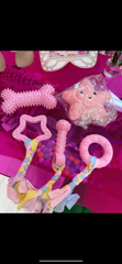 Doggy Five Pc Fur Babe Toy Set