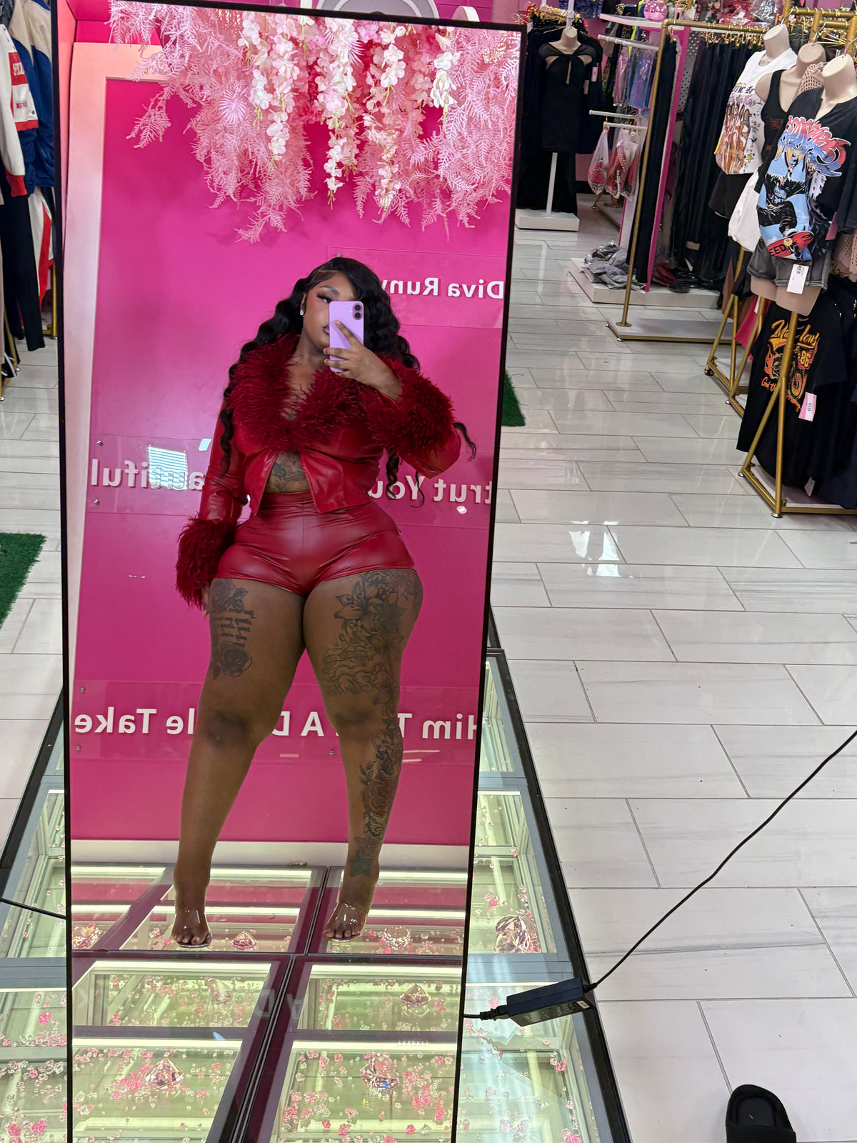 Baddie Night Out Fur Jacket Only