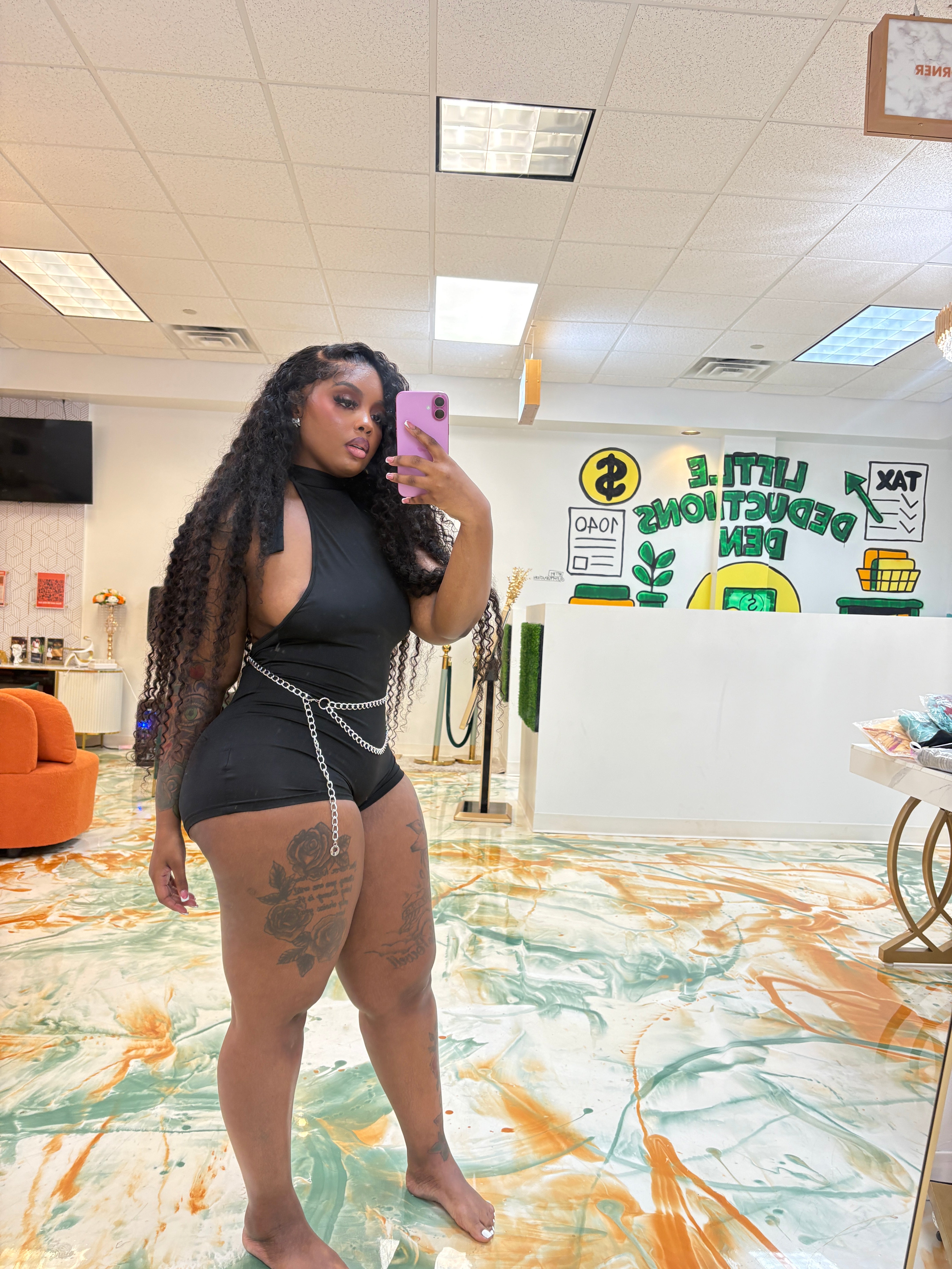 The Blackout Chain Romper