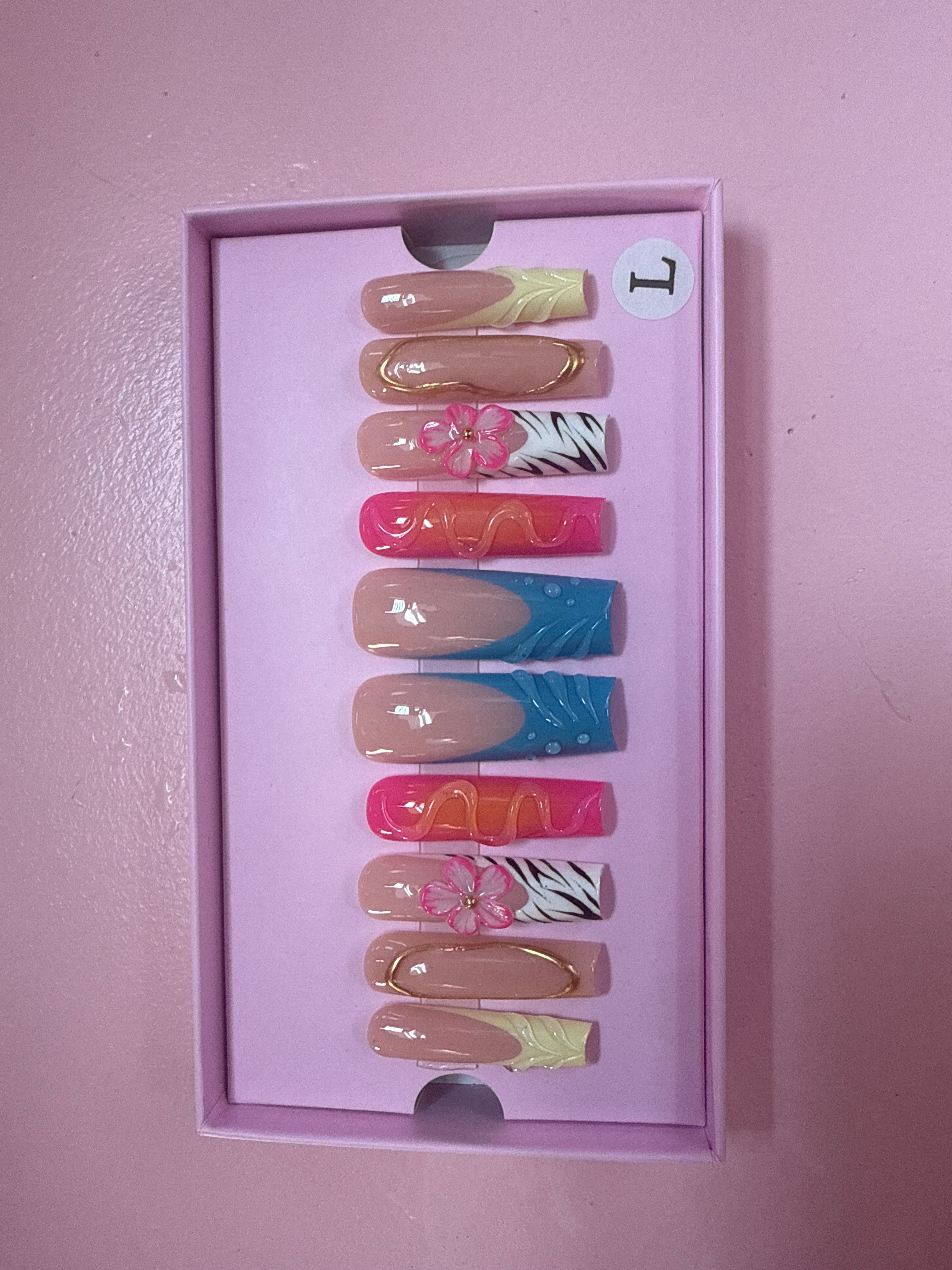 Custom Charmer Press On Nails