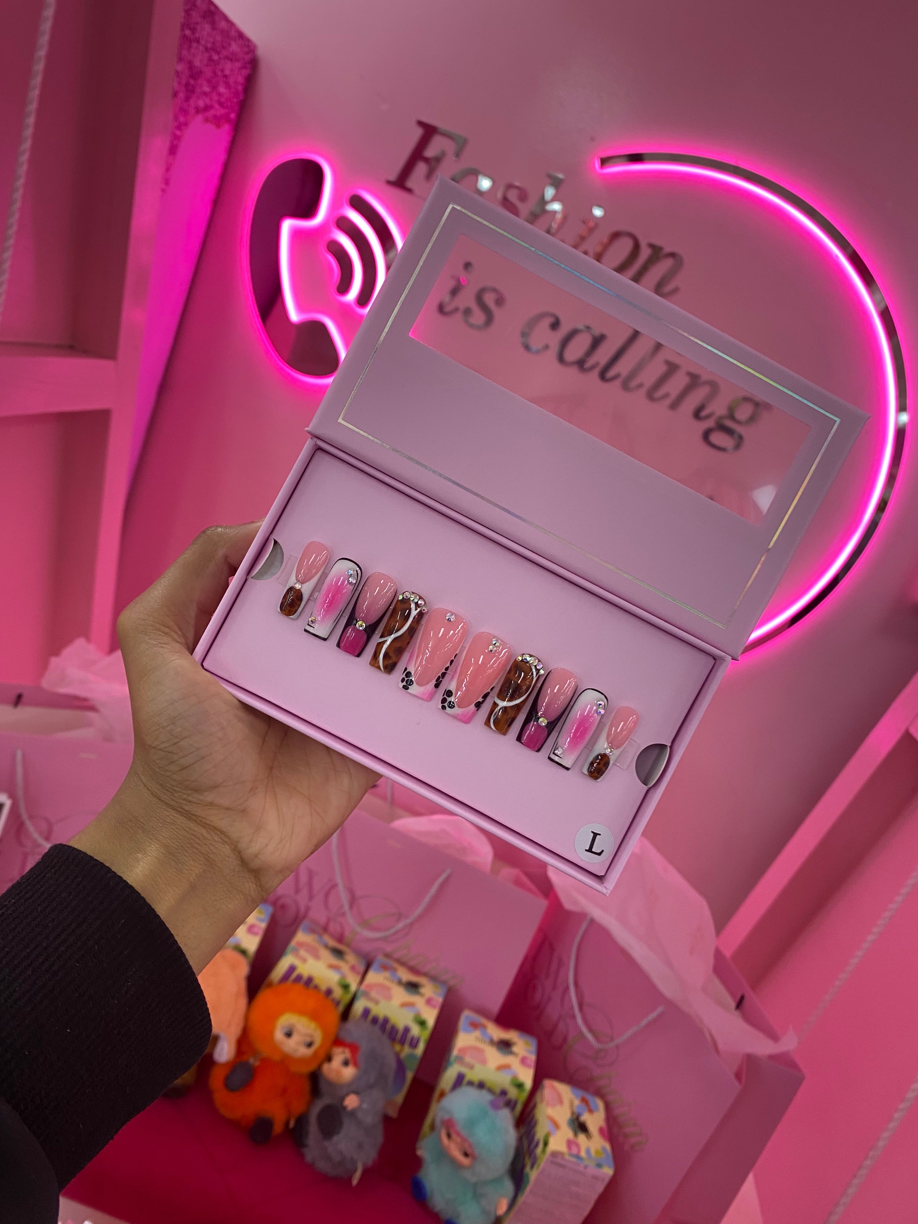 Custom Charmer Press On Nails