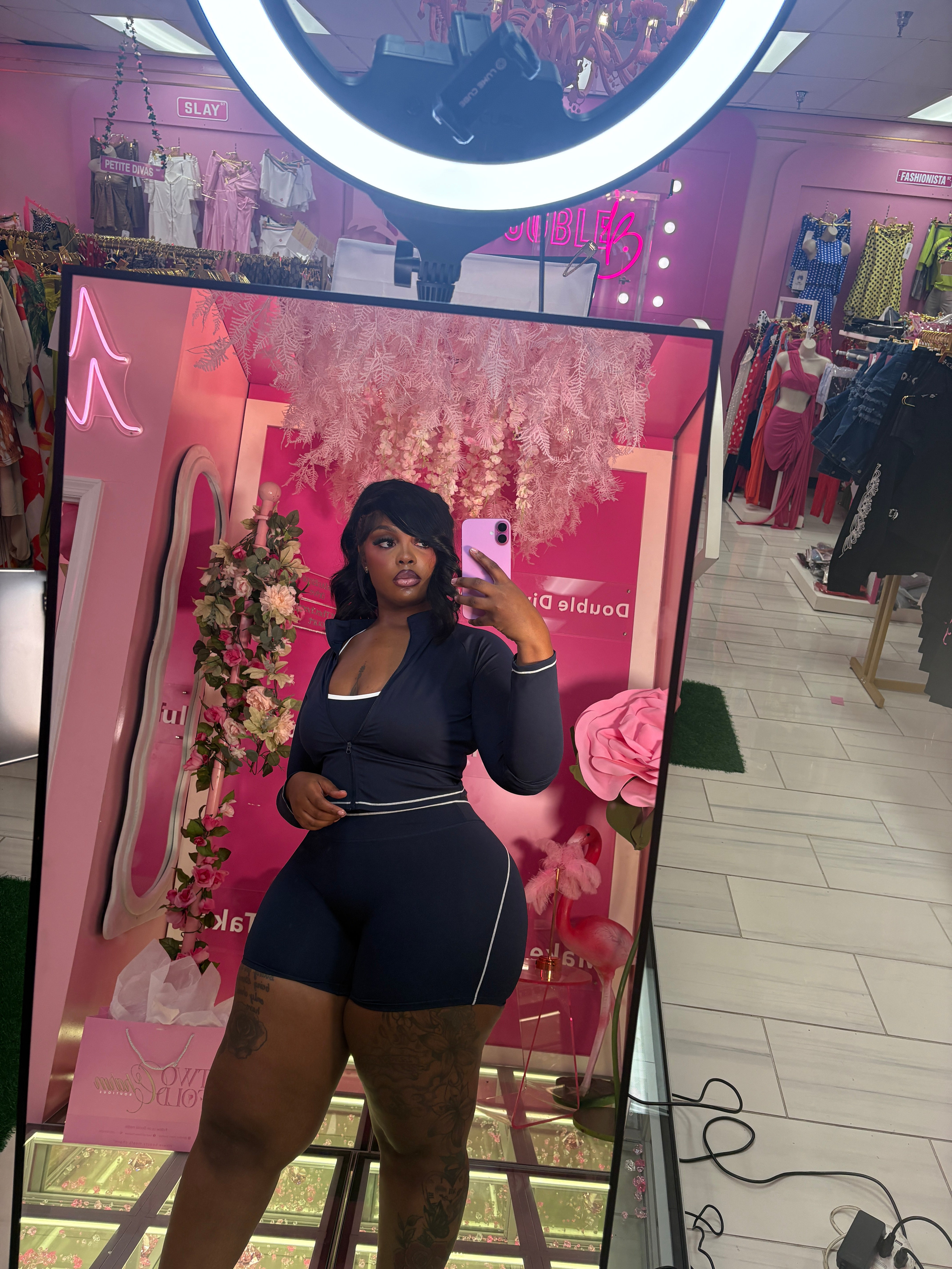 The Viral fitted Three piece lulu Short Set