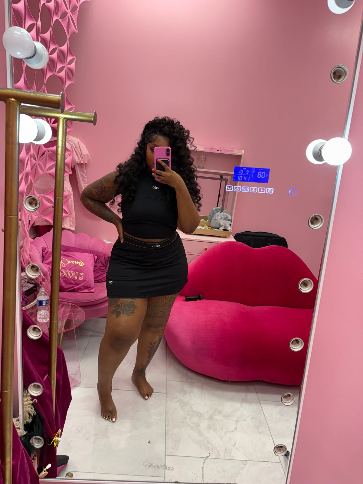 Alo Halter Skort Set