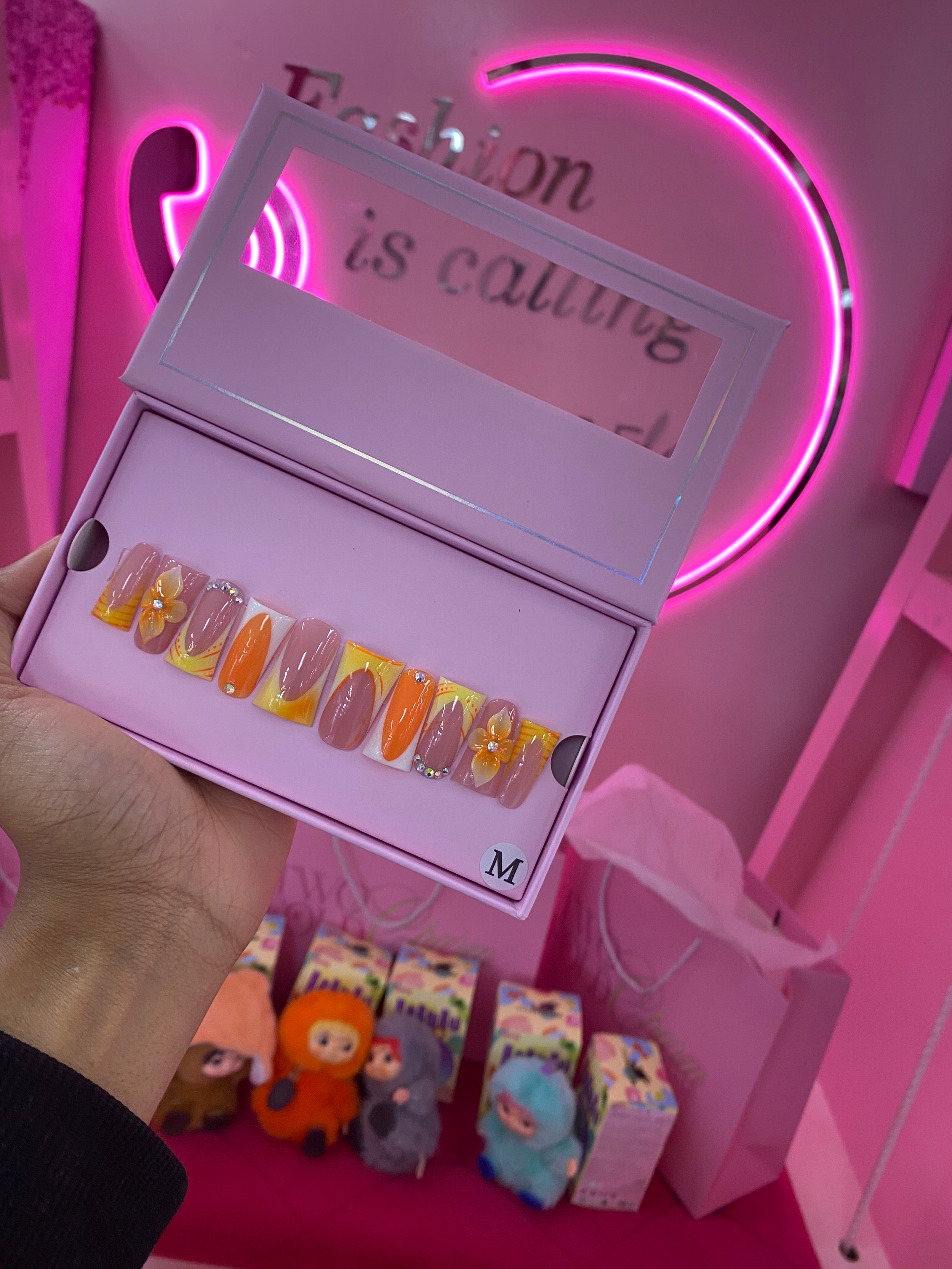 Custom Charmer Press On Nails