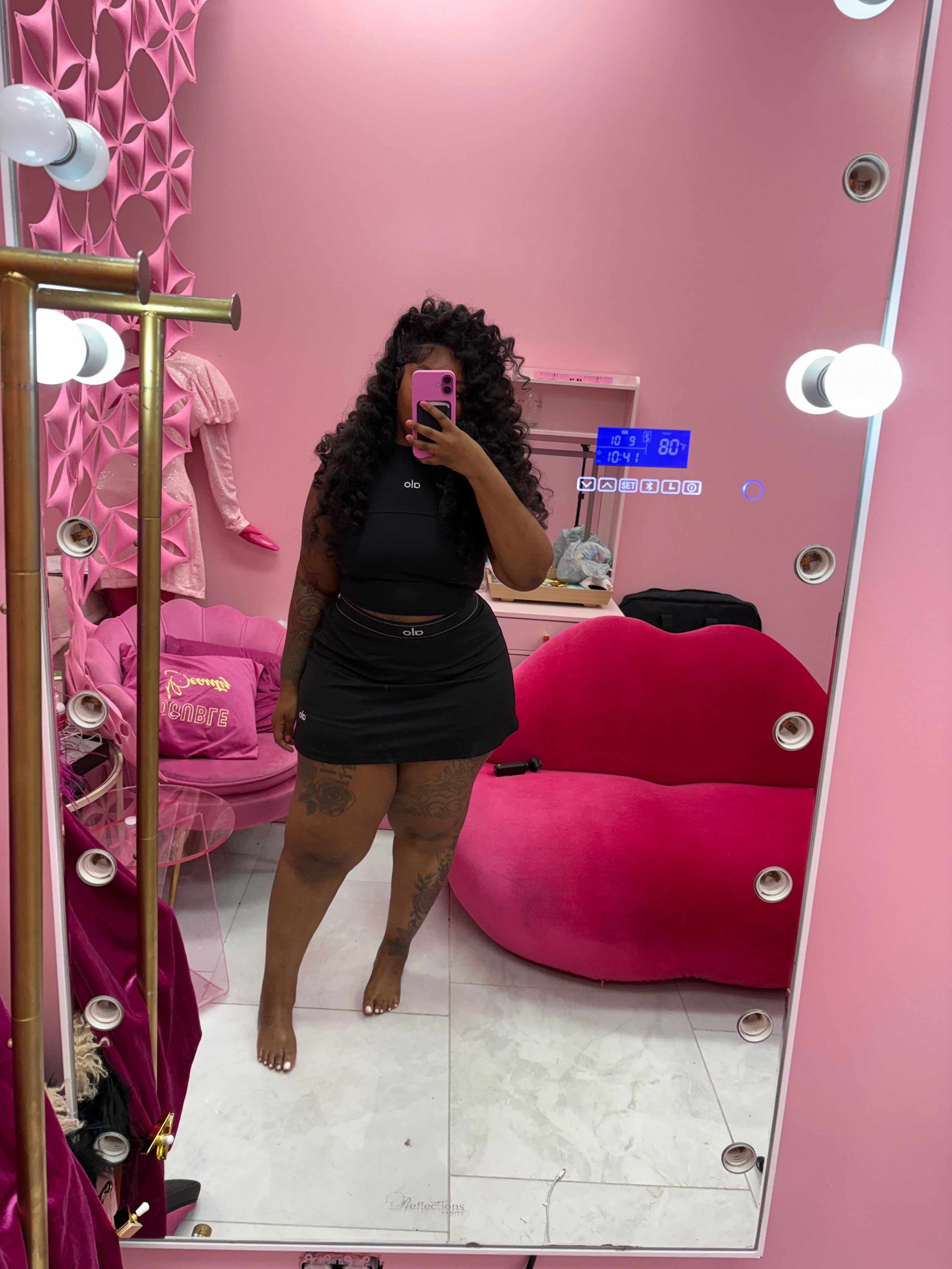 Alo Halter Skort Set