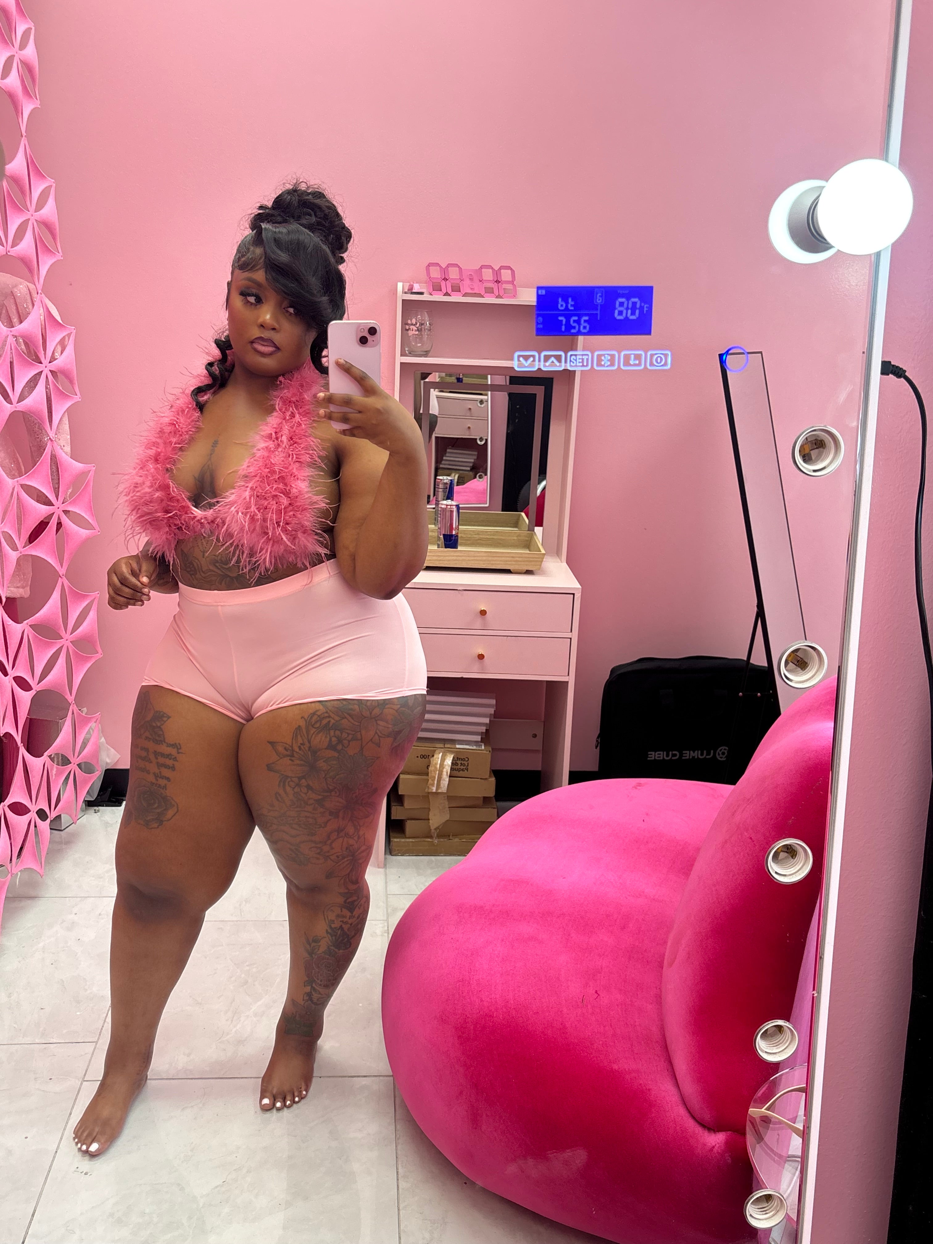 The Fur Cutesy Short Set
